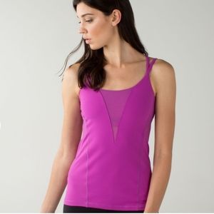 Lululemon Exquisite Tank Berry 8